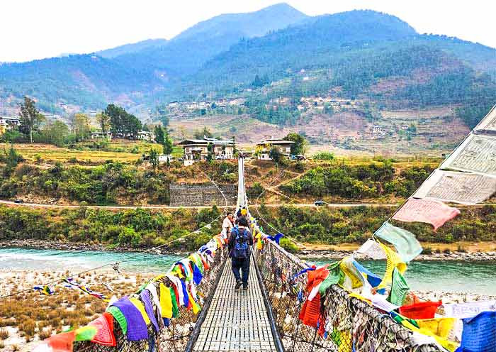 Cầu treo Punakha, Cầu treo Punakha, điểm đến Bhutan